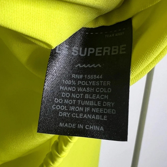 Le Superbe - Lime Tie Front Blouse Top - NWT XS - Picture 4 of 7